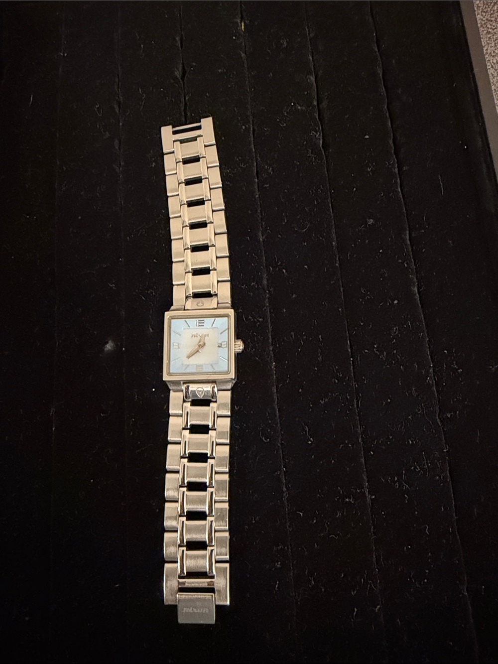 Silver Square Face Women's Watch -